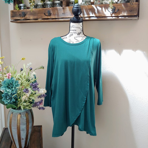 Motherhood Tops - Pull Over Layering Nursing Shirt
